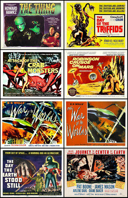 SPECIAL LOT Of 8 Individual SCI-FI 11x14 CREATURES OUTER SPACE CRABS+-image
