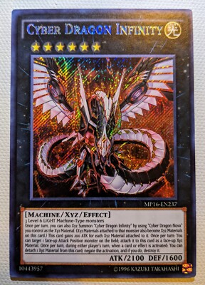 'Cyber Dragon Infinity' -Secret Rare Yu-Gi-Oh MP16-EN237-image