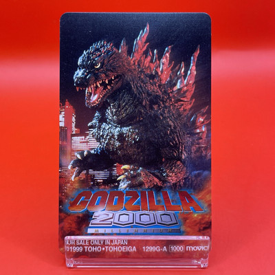 GODZILLA 2000 Movie TelePhone Card From Japan Vintage Limited 1999 TOHO-image