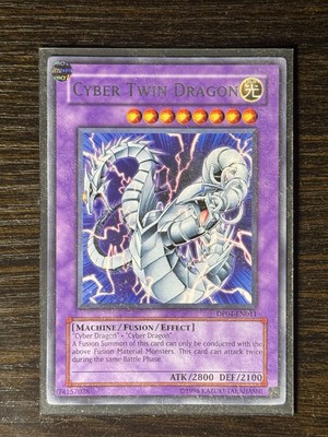 Yu-Gi-Oh! RARE Cyber Twin Dragon [DP04-EN011] Unlimited Edition - Near-Mint (NM)-image
