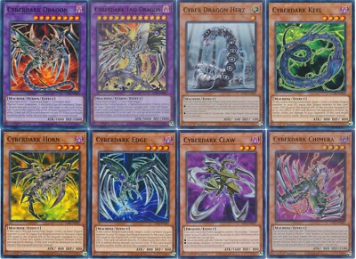 Yugioh Cyberdark 2024 Deck - Cyber End Dragon Cyberdarkness Chimera - 55 Cards-image