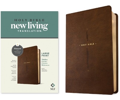 Tyndale House Publishers Oasis NLT Large Print Thinline Center-C (Leather Bound)-image
