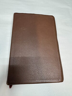 New American Standard Bible  McCabe 1977 Leather Rare Find-image
