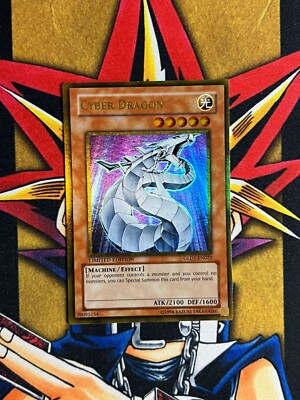 GLD1-EN022 Cyber Dragon Gold Rare Limited Edition MP Yugioh Card-image