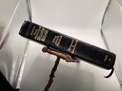 Dickson New Analytical Study Bible KJV Dictionary Concordance 1973 Black Leather-image