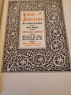  Little Journeys to Great Business Men 1916 Roycroft Elbert Hubbard Leather Rare-image
