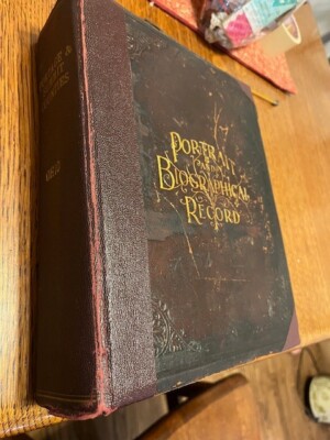 Portrait and Biographical Record Summit Portage Counties Ohio 1898 Akron ravenna-image