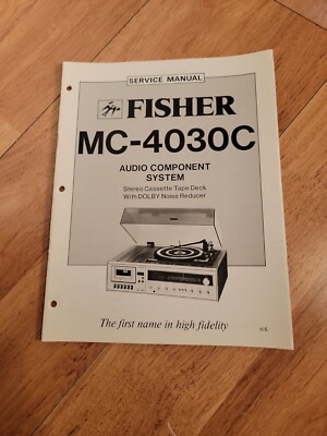 Fisher MC 4030c  Stereo System Service Manual-image