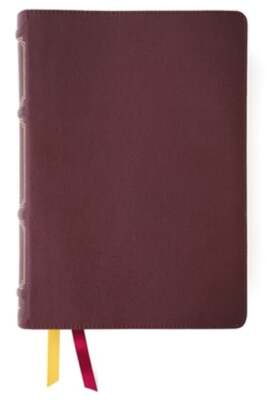 Nkjv, Thompson Chain-Reference Bible, Genuine Leather, Calfskin, Burgundy, Red-image