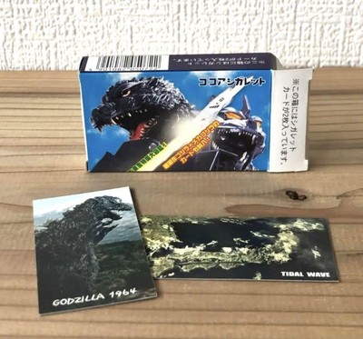 Godzilla 1964 Card Cigarette Box Retro, Includes 2 Cards, Collectible-image