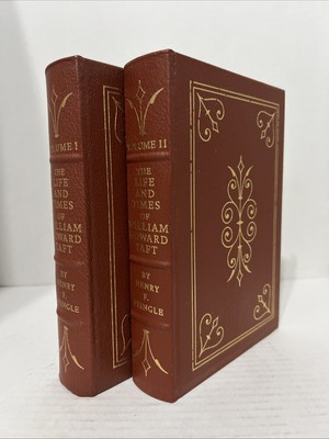 Easton Press The Life & Times of William Howard Taft 2 Vols Leather edition-image