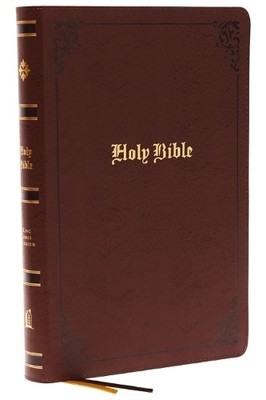 Thomas Nelson KJV Holy Bible: Large Print with 53,000 Center-Col (Leather Bound)-image