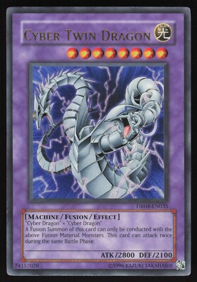 Cyber Twin Dragon - DR04-EN035 - Ultra Rare - Yugioh LP-image