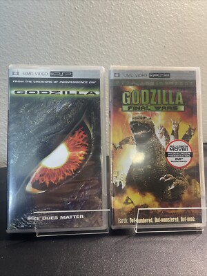 PSP Godzilla UMD Lot Godzilla And Godzilla Final Wars -image