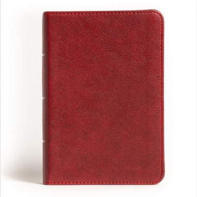 NASB Large Print Compact Reference Bible, Burgundy (Leather Bound) (UK IMPORT)-image