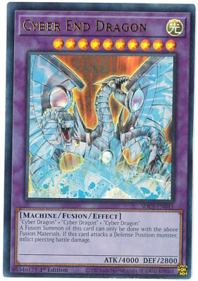 Near Mint x 1 Cyber End Dragon - SDCS-EN041 - Ultra Rare - 1st Edition (Misprint-image