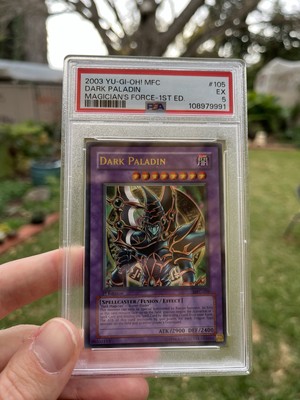 Yu-Gi-Oh! Dark Paladin Magician's Force MFC-105 1st Edition Ultra Rare PSA 5-image