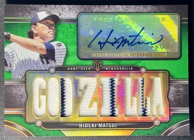 2024 Topps Triple Threads Hideki Matsui Auto Relic 