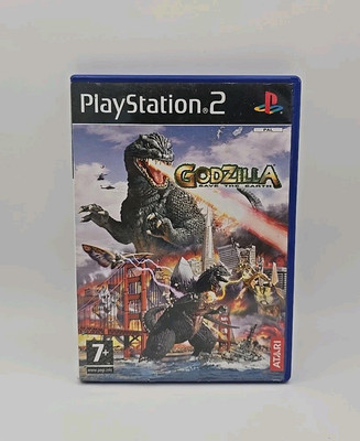 Godzilla Save the Earth PlayStation 2 PS2 Game - Case & Broken Disc Only-image