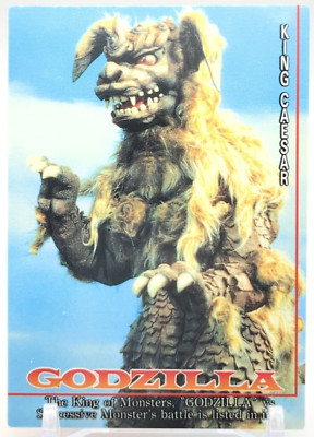 King Caesar #41 Godzilla trading collection Card Amada Movie 1995 TCG Japan A1-image