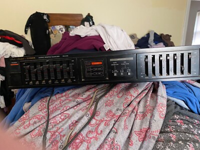 fisher stereo equalizer used-working well condition-image