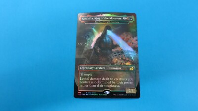 FOIL ZILORTHA STRENGTH INCARNATE GODZILLA KING OF PROMO MTG MAGIC  NM / UNPLAYED-image