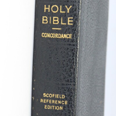 Scofield Reference Bible KJV 1945 Genuine Morocco Leather Oxford Personal Size-image