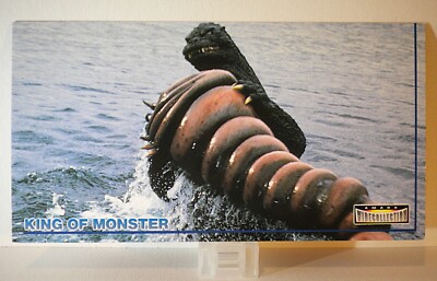 AMADA 1996 GODZILLA KING OF THE MONSTER WIDE C C 47 GODZILLA 1992 & MOTHRA LARVA-image