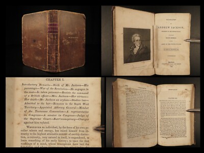 1832 1ed President Andrew Jackson Military Politics US Revolutionary War of 1812-image