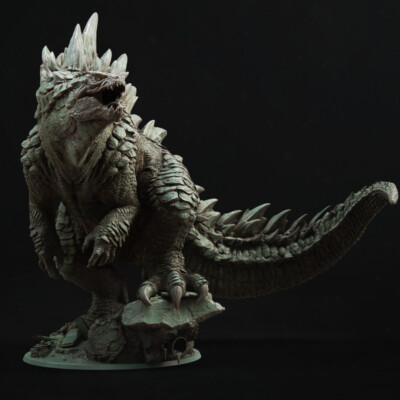 Godzilla Gojira Dinosaur Miniature D&D DnD Pathfinder RPG-image