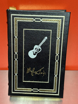 Waylon Jennings SIGNED Limited Numbered 1st edition Easton Press! Free Shipping!-image