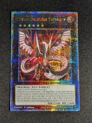 Yugioh - Cyber Dragon Infinity RA04-EN068 1st Edition Quarter Century Rare NM-image