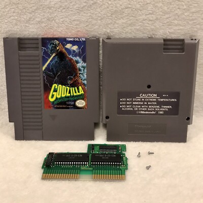 Godzilla Nintendo Entertainment System NES AUTHENTIC TOHO Tested Working-image