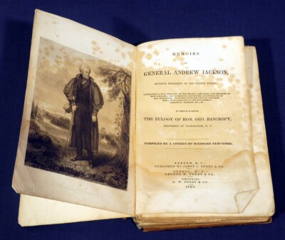 1845 Memoirs of General Andrew Jackson by a Citizen of Western New York - AS IS!-image