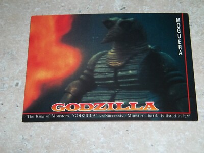 Moguera #29 Godzilla TRADING  CARD 1995 amada very rare japanese-image