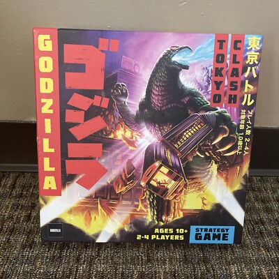 Funko Games Godzilla Tokyo Clash Strategy Board Game Brand New Sealed-image