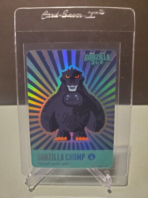Abominable Toys NYCC 2024 Exclusive GODZILLA CHOMP CARD # 013/100 Holo-image