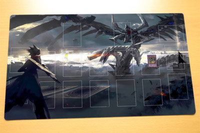 No.736# Yugioh TCG Playmat Zane Truesdale Dragon Cyber Ultime Cyberdark YGO Mat-image
