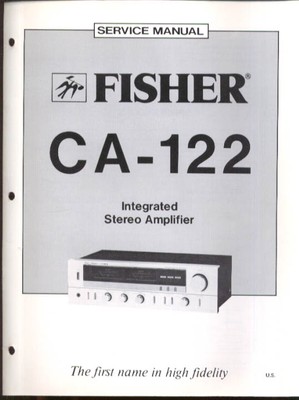 Fisher CA-122 Integrated Stereo Amplifier Service Manual 1981-image
