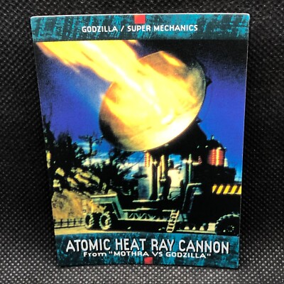 A-CYCLE RAY CANNON Godzilla Card TCG No.80 Toho Movie BANDAI 1996 1ST Japanese-image