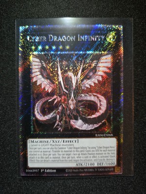 Cyber Dragon Infinity 1st Edition Platinum Secret Rare RA04-EN068 Yu-Gi-Oh!-image