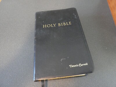 Holy Bible Large Print King James Version Indexed Gilded Gold Pages Personal-image