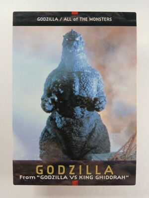 Godzilla #45 - Toho Monster Carddass Masters (1996 Japanese card) vintage kaiju-image