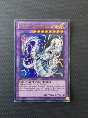 Yugioh Cyber Twin Dragon 1st Edition Ultra Rare SDCR-EN037-image