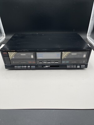 Untested FISHER CR-W47H Stereo Double Cassette Tape Deck Studio Standard-image
