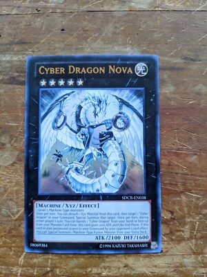 Cyber Dragon Nova SDCR-EN038 1st Edition Colorless Ultra Rare Yugioh -image