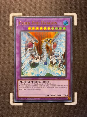 Cyber End Dragon MISPRINT - SDCS-EN041 - Cyberdark - Ultra Rare - 1st Ed Yugioh-image