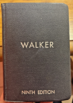 VINTAGE 1940 WALKER BUILDING ESTIMATOR'S REFERENCE BOOK 9TH EDITION FRANK WALKER-image