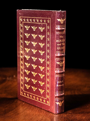 The Burden and the Glory John F Kennedy Easton Press Leather Bound New Sealed !!-image