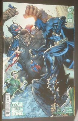 Justice League VS Godzilla VS Kong 7 Variant Trade Dress Card Stock Lee-image